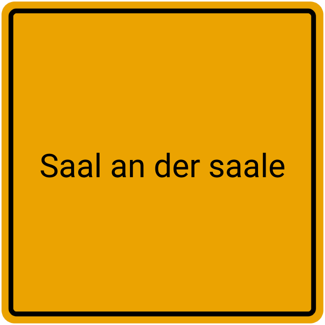 Meldebestätigung Saal an der Saale